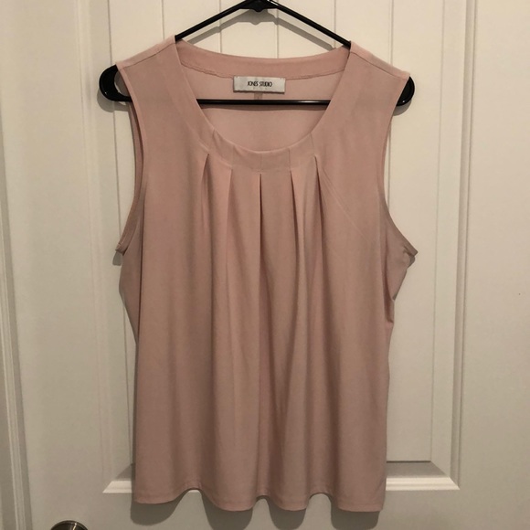 Jones Studio Tops - Jones Studio Pink Shell Top Large